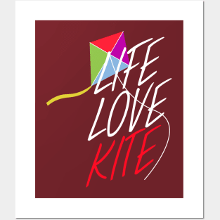 Life love kite Posters and Art